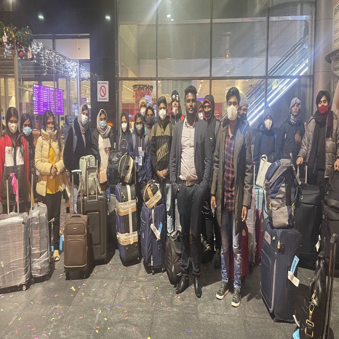 Dr.Raj kumar Travel with MBBS Student abroad